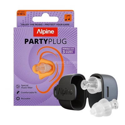 bouchons d'oreilles partyplug transparent 3 tailles