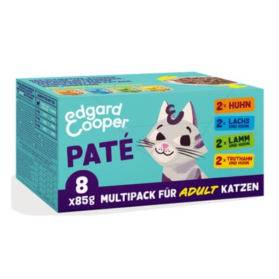 Multipack Paté Adult, 4 Sorten 8 x 85 g