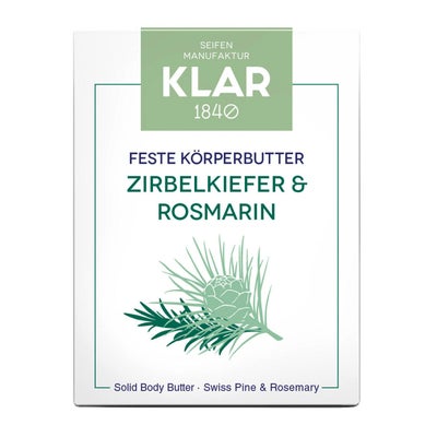 Beurre solide pour le corps Pin d'Alep & Romarin Beurre solide pour le corps Pin d'Alep & Romarin