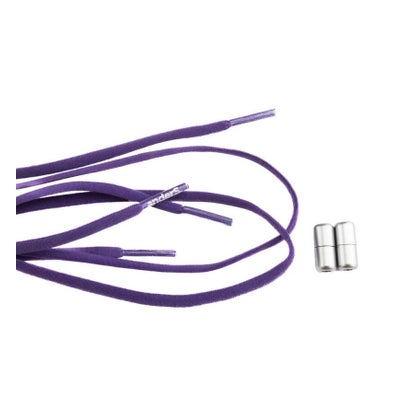 Schnürsenkel elastisch mit Schraubverschluss Violett, 1 Paar Schnürsenkel elastisch mit Schraubverschluss Violett, 1 Paar