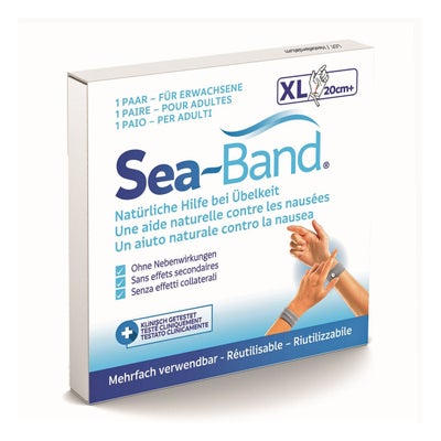 bracelet d'acupression XL adulte gris