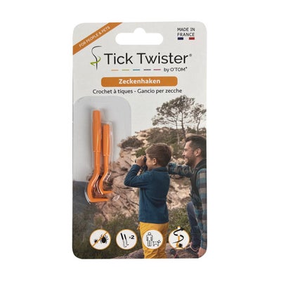 Tick Twister crochet tiques