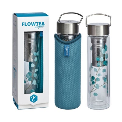 Flowtea bouteille en verre 350ml eucalyptus