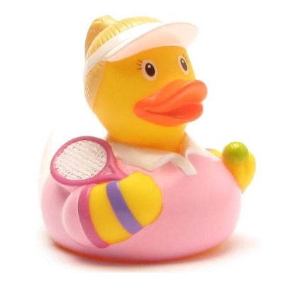 Canard de bain joueuse de tennis