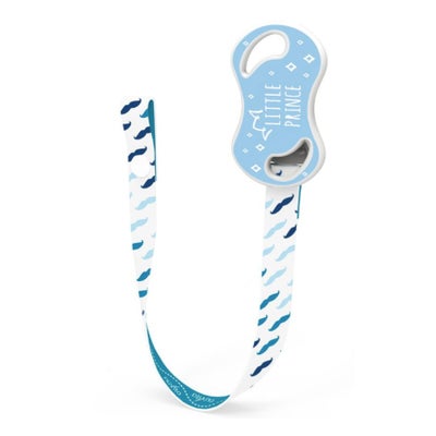 Ruban de sucette avec bouton Blue Little Prince Ruban de sucette avec bouton Blue Little Prince