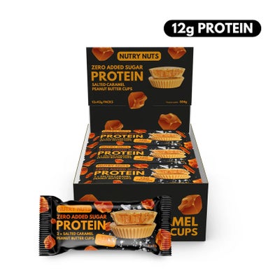 Peanut Butter Cups - Salted Caramel Peanut Butter Cups 12 x 42g