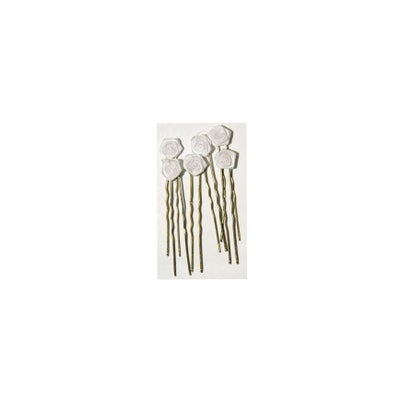 Haarnadel Rose gold weiß Haarnadel Rose gold weiß