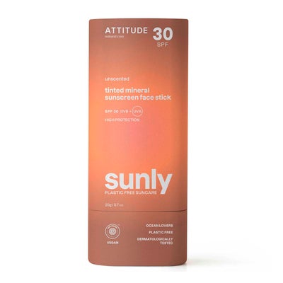 Sunly Tinted Face Stick Unscented SPF 30