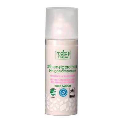 Natur Crème visage 24H à l'aloe vera bio et à la vitamine E