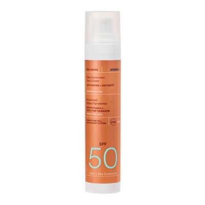 Red Grape Daily Sunscreen Face Cream Antiageing + Antispot SPF 50