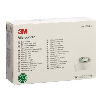 Micropore Rollenpflaster ohne Dispenser 25mmx9.14m weiss