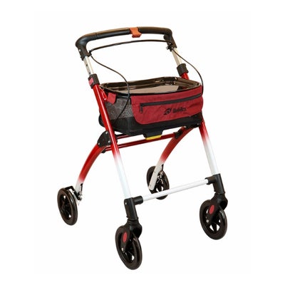 Indoor Rollator Jaguar Limited Edition rot / weiss