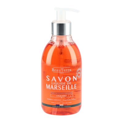 savon de Marseille liquide fleur d'oranger
