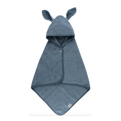 Kangaroo Hoodie Handtuch Baby Petrol