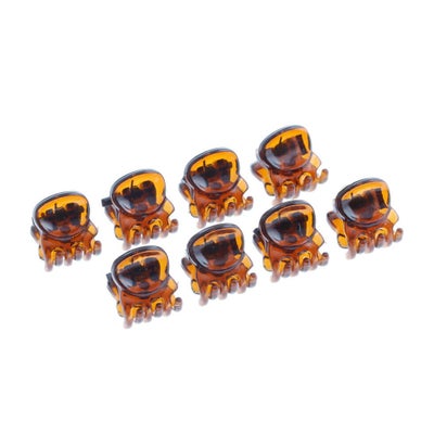 Pince à cheveux crabe écaille en plastique 1cm
