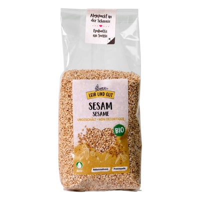 Sésame non décortiqué bio bourgeon import
