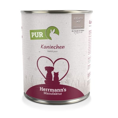 Lapin pur, nourriture humide pour chiens et chats Lapin pur, nourriture humide pour chiens et chats