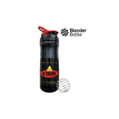 X-Treme Blender Bottle, schwarz/rot