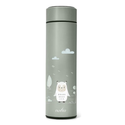 thermos bébé avec affichage de température vert