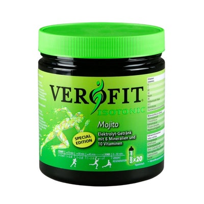 ISOTONIC boisson electrolytes avec 6 minéraux et 10 vitamines au mojito pdr