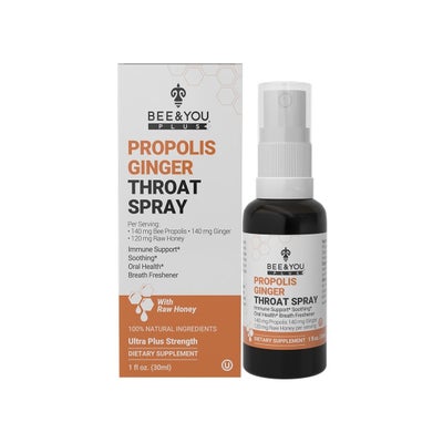 spray gorge à la propolis gingembre