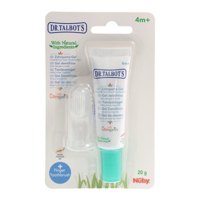 Nuby All Naturals gel nettoyant gencives et dents 20 g