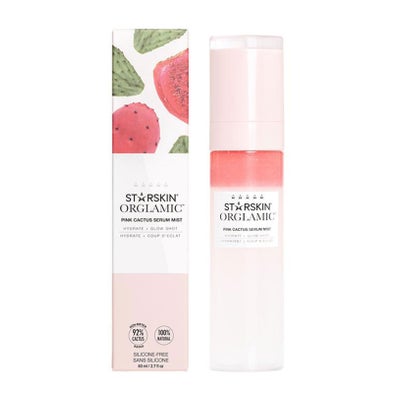 ORGLAMIC Pink Cactus Hydrating & Glow Serum Mist