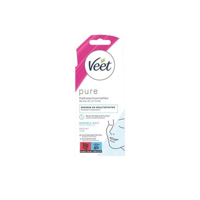 bandes de cire froide visage peaux sensibles