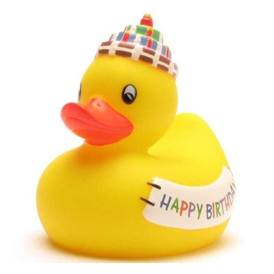 Badeente Happy Birthday