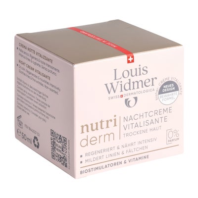 Nutriderm crème nuit vitalisante sans parfum