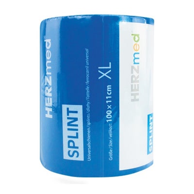 Splint XL, 100 x 11 cm, gerollt