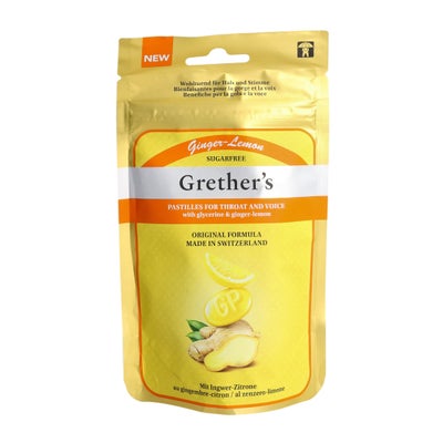 Ginger Lemon Pastillen ohne Zucker