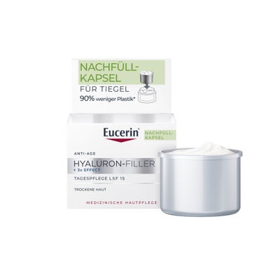 Hyaluron-Filler soin de jour peau sèche SPF15 recharge