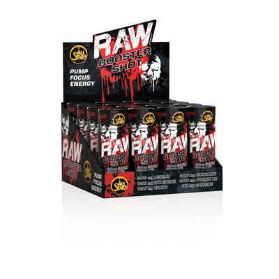 Raw Booster Shot Tropical 16 x 60 ml