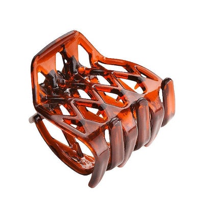 Haarklammer Raute klein havane