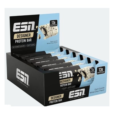 Designer Bar - Dark Cookie White Choc 12 x 45g