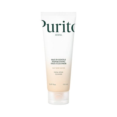 Nettoyant visage exfoliant doux à l’avoine