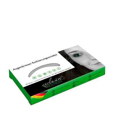 Augenbrauen Enthaarungsstreifen