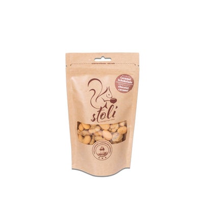 Nuss-Mix mit Caramel und Schokolade Nuss-Mix mit Caramel und Schokolade