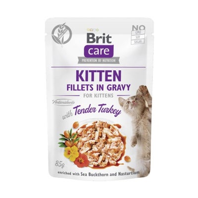 Kitten in Gravy Dinde, Nourriture humide pour chats