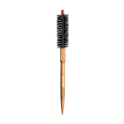 Kurzhaar-Rundbürste Ø 30 mm Holz braun