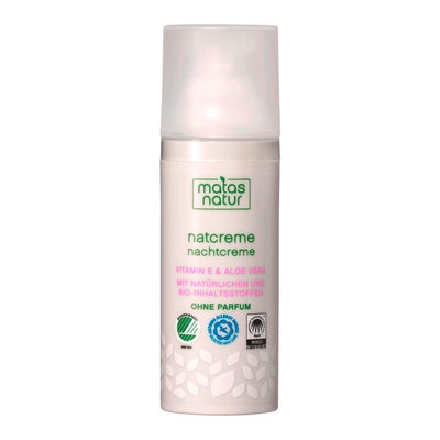 Natur Crème de nuit à l'aloe vera bio et à la vitamine E