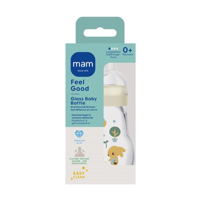 Feel Good Glasflasche 170ml 0+ Monate Unisex Feel Good Glasflasche 170ml 0+ Monate Unisex