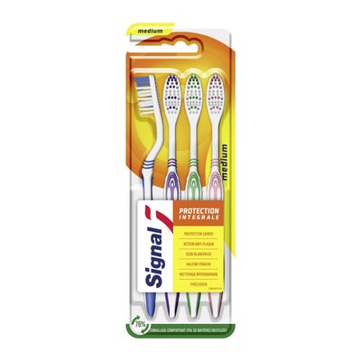 brosse à dents medium 4 family