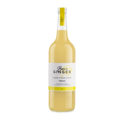 concentré de gingembre-citron-citron vert sans sucre bio