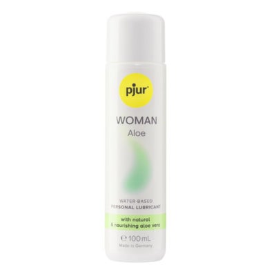 Woman Aloe Gleitgel