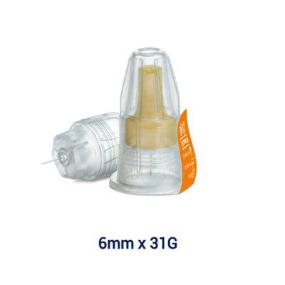 comfort aiguilles pour stylo 31G 6mm comfort aiguilles pour stylo 31G 6mm