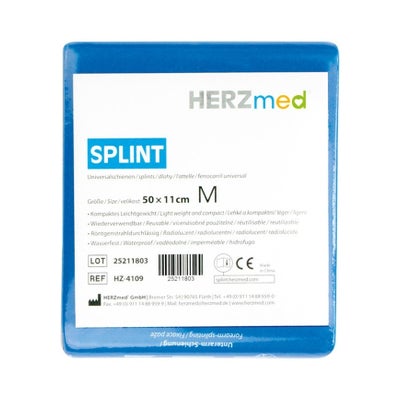 Splint M, 50 x 11 cm, gefaltet