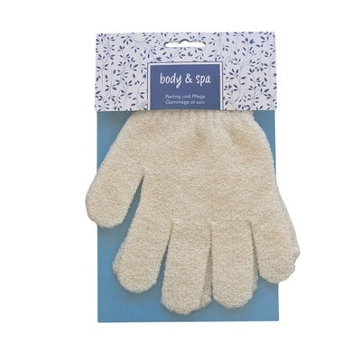 Body & Spa Peelinghandschuhe beige