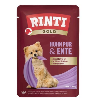 Huhn Pur und Ente, Nassfutter für Hunde